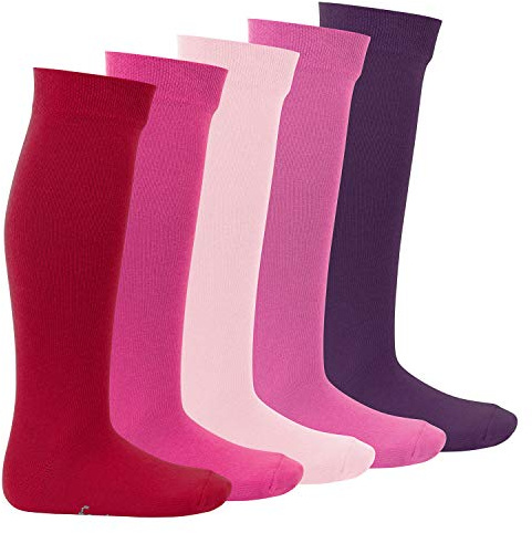 Footstar EVERYDAY! 5 Paar Kinder Kniestrümpfe - Berrytöne 23-26