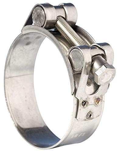 Jubilee Super Clamps Heavy Duty Exhaust Supra T Bolt clip 44-47mm x1pcs Stainelss Steel