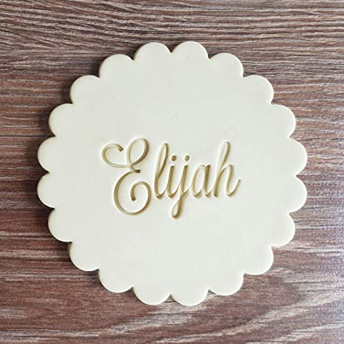 Personalisierte Keksstempel, Fondant