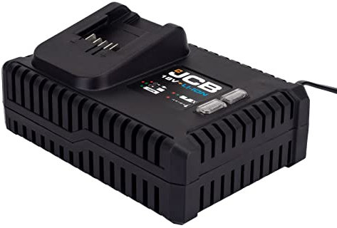 JCB 18V 4.0A Super Fast Charger, Vompatible with 18V Lithium-ion batteries & 18v Cordless Power Tools, Drill Driver, Combi Drill, Orbital Sander and More, 3 Year Warranty