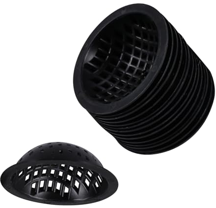 BESPORTBLE 40 STK Blumentopfmatte Pflanzenentwässerungsgitter Bonsai-Erde Unterlegscheiben Anlage Mesh-Pads für Blumentöpfe Bodenmatte für Blumentöpfe Auslaufsicherer Boden