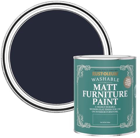 Rust-Oleum Blue Furniture Paint in Matt Finish - Odyssey 750ml