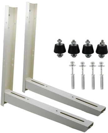 Pack Juego Soporte Aire Acondicionado - Soldado | 4 Silenblocks A-45 | 4 Tiranfondos/Tornilleria | Universal (45x50 cm)