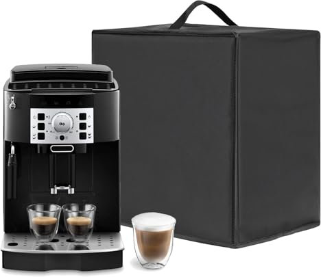 Airmsa Waterproof Universal Dust Cover for Coffee Machine, Compatible with De'Longhi Magnifica S/Evo, Philips Series 2200/3300/5400, Melitta Solo and More, Black, 40 x 26 x 44 cm