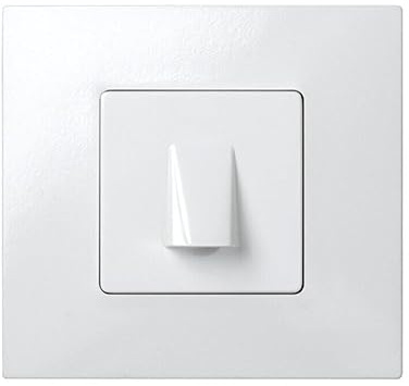 Placca cieca 27800-35, colore bianco, materiale resistente, ideale per coprire punti luce o strumenti di installazione a parete.