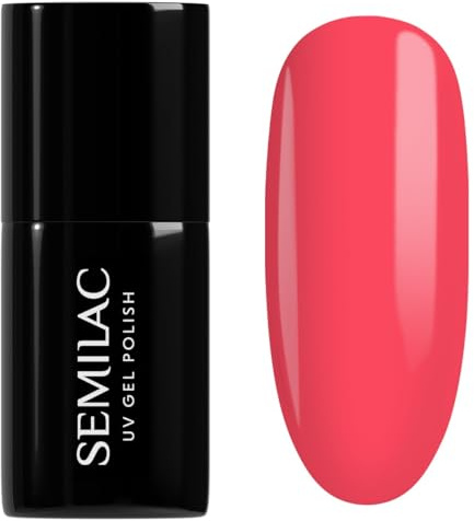Semilac UV Nagellack 936 Magenta Ticket 7 ml – Neon-Pink, Intensives Neon-Finish – Choose Your Summer Kollektion
