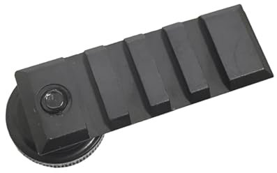 misppro 20mm Quick Release Hot Shoe Conversion Macro Focus Rail Slider for DSLR Cameras - Compact Lightweight Accessory