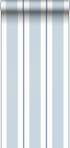 Sanders & Sanders tapet ränder blått 53 cm x 10 m
