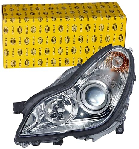 HELLA 1ES 008 821-351 Halogen/Bi-Xenon Scheinwerfer - Mercedes-Benz Cls (C219) - SAE - für Rechtsverkehr - links