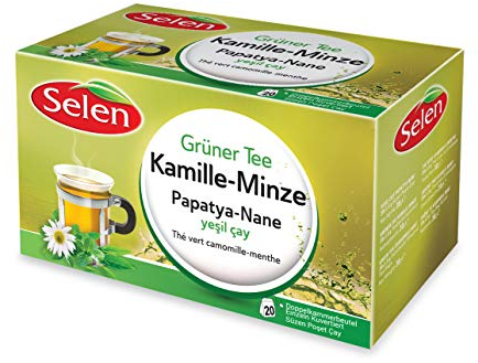 Selen Grüner Tee Kamille-Minze 20 Teebeutel