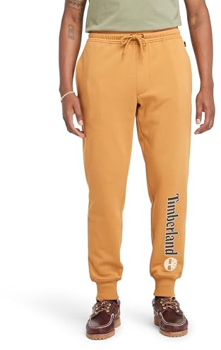 Timberland Linear Logo Sweatpant Pantalon pour Homme, Bottes de Wheat, L
