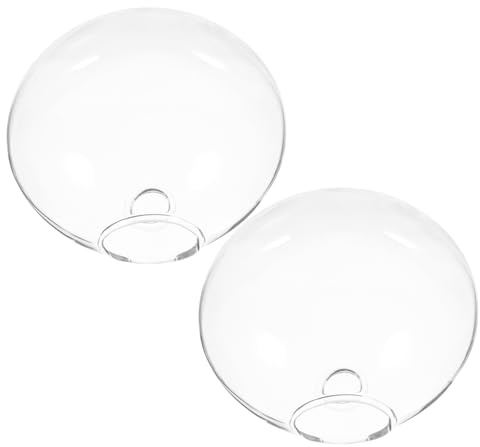 OSOLADY 2stücke Wand-hängeglas Vase Transparent Hydroponischer Blumentopf Für Sukkulenten Kleine Pflanzen Raumspartopf Deko Glasvasen Modern