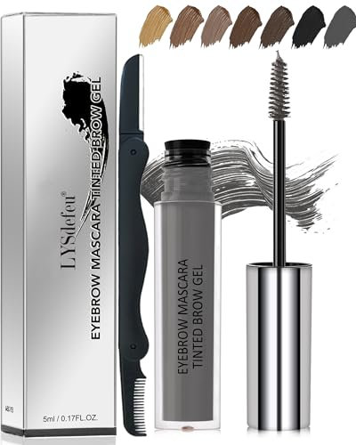 Mascara per sopracciglia, impermeabile, resistente al sudore, per ciglia, a lunga durata, naturale, 13 grigio