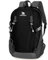 Outplea 30L Wanderrucksack Herren Damen Groß, Reiserucksack Atmungsaktiv, Sport Rucksack Wasserdicht, Tagesrucksäcke für Camping Outdoor Trekking, Schwarz