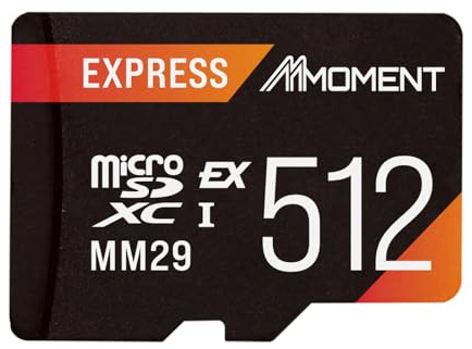 MMOMENT 512GB Micro SD Express Card for Nintendo Switch 2, PCIe Gen3x1, MM29 Model, Up to 880MB/s Read and 650MB/s Write Speed, Black/Orange, Water Resistant Gaming Memory Card