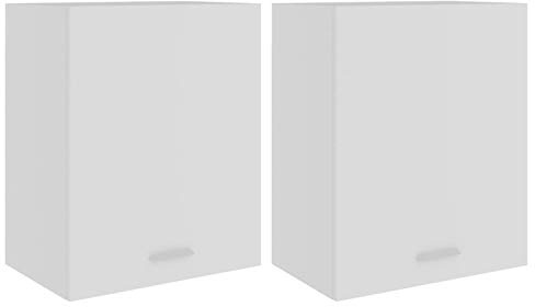 Tidyard Lyon White Engineered Wood Kitchen Cabinets with 2 Shelves - 50 x 31 x 60 cm, Organize Your Kitchen Space Model805078