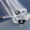 AMXFS Transparente Plane mit Ösen 0.35mm wasserdichte Klare Abdeckplane Tarps aus PVC Durchsichtige Regenfestplanen Windschutz Plane für Camping Vordach Carport Zelt