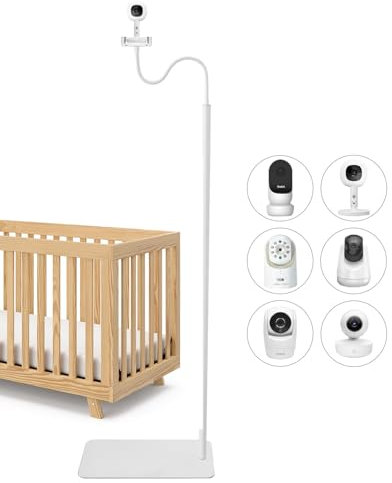 Baby Monitor Mount Floor Stand 67 Adjustable Height Compatible with Nanit Pro,Owlet,Infant Optics DXR-8 Pro,VTech,Vava,Eufy or Any Baby Cameras with 1/4 Thread Mount