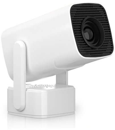 Wzxksoac Miniproyector Inteligente Y7S 4K Dual Wifi6 230 ANSI Allwinner H713 1080P 1980x1080P Proyector de Cine en Casa para Exteriores Enchufe Europeo