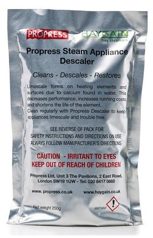 Propress Accessories Packet of Steamer Descaler, 25 x 250g