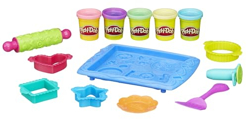 Play-Doh Kitchen Creations Cookie Creations Playset, Kids Arts & Crafts Set, Preschool Play Food Toys, Easter Gifts for Girls & Boys, Ages 3+ (Amazon Exclusive)