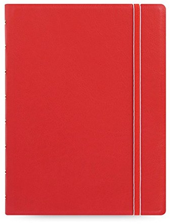Filofax Notizbuch, A5, nachfüllbar, rot