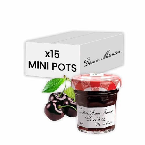 Bonne Maman Pot Confiture Cerise 15 x 30 g