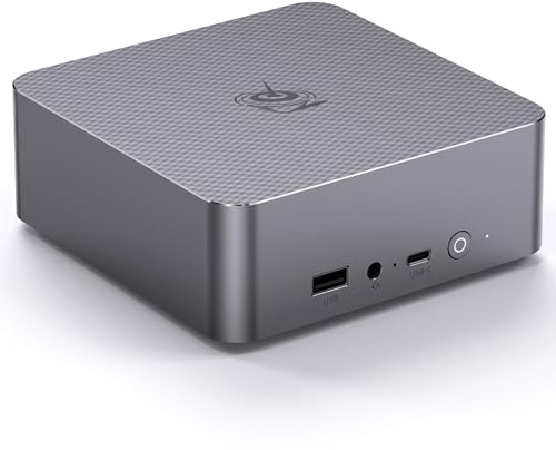 Beelink Mini PC EQi12, Intel Core 1220P(Max 4.4GHz 10C/12T), 16GB DDR4 500GB PCle4.0 SSD Mini Computers,Dual LAN/Wifi6/BT5.2,Dual 4K Display,Built-in Power Supply Office PC
