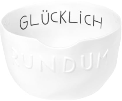 Guten Morgen. Schüssel Rundum glücklich