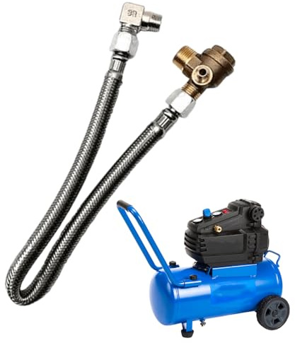 Tuyau de valve de compresseur d'air – Dispositif anti-refoulement scellé, tube adaptateur hermétique scellé avec clapet anti-retour pour jardin, marine, industriel, camping-car, camion, sous-sol