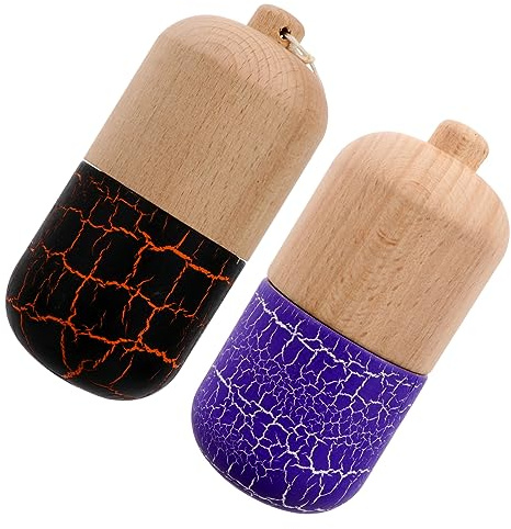 LRXIYODE Giocattolo Kendama in Legno Faggio 2 Pezzi per Bambini Dai 6 Anni, Coordinazione Occhio-mano Superficie Liscia e Gioco Stimolante Educativo Colore Casuale