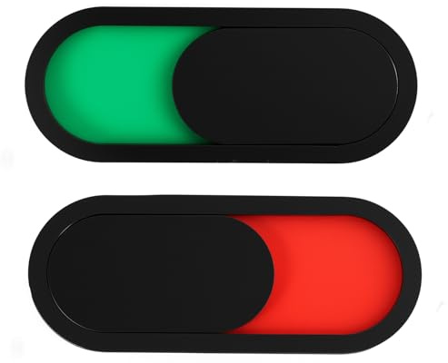 Lot de 2 Plaques de Porte Réversibles Ne Pas Déranger Occupé Vacant, Panneaux Adhésifs Occupé Libre pour Bureau Salle de Bain, Plaques à Glisser pour Porte, Indicateur Rouge Vert, Installation Facile