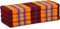 livasia Nachhaltige Klappmatratze aus Kapok - 200x110x8cm - breite Gästematratze, Faltbare Matratze, ökologische Yogamatte, klappbares Gästebett, Liege für Garten und Balkon (Orange)