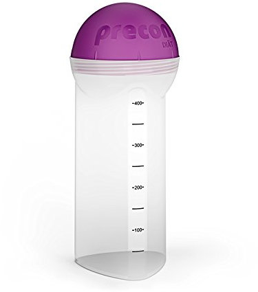 precon BCM Shaker mit Schraubverschluss und Skalierung – 400 ml Fassungsvermögen – Ideal für die Zubereitung Mahlzeitenersatz