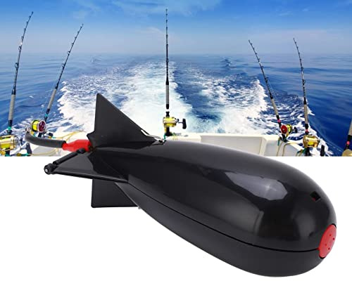 BigKing Bombe Spod de pêche, lanceur d'appâts portable PP, mangeoire carpe, grande flotteur leurre porte-appât, bonne étanchéité à l'air, outil nidification pour la pêche (Noir)