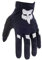 Fox Racing Dirtpaw Glove mit gepolsterten Knöcheln, gepolsterter Handfläche, hoher Flexibilität und verstellbarem Verschluss für MX & Offroad, Farbe: Black/White, Größe: M