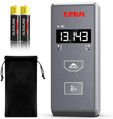 Kiprim Télémètre Laser 70M Mètre Laser Numérique avec Changement d'unité M/Ft Point de Référence Variable Pour la Mesure de la Distance LD70M