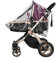 Msiud Bollerwagen Regenschutz, PVC Universal Sonnenschirm Kinderwagen Regenschutz Klar Regen Abdeckung Wasserdicht Lüftung Mit Reißverschluss Waschbar Schützen Sonne Puppenwagen Regenjacke