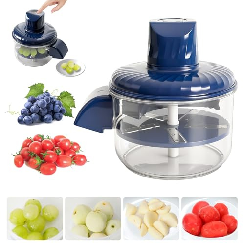 Elektrische Trauben- und Knoblauchschälmaschine, bürstenlose 5-Klingen-304-Edelstahl, automatische Schälmaschine, USB-wiederaufladbarer kleiner Obst-Tomatenschäler, Werkzeug für Zuhause, Küche