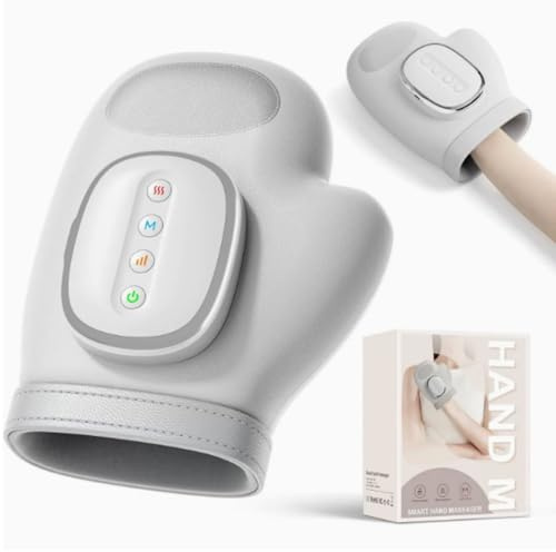 Neuriva Hand Massager for Dupuytren's Contracture,Air-Pressure Hand Massager,with5 Intensity Levels,3 Modes & Automatic Timer for Home Office Use