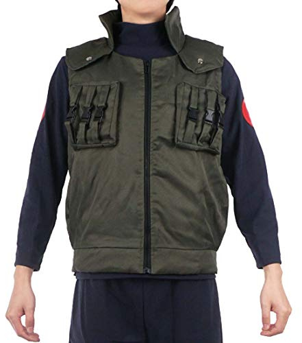 Veste ninja de Kakashi Hatake | Costume gilet de protection pour Chunin & Jonin | Taille: XXL