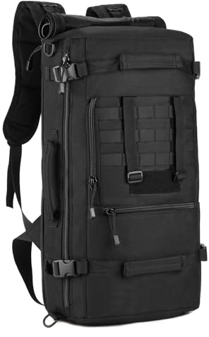 HUNTVP 50L 3-Wege Taktischer Militär-Molle Assault Rucksack Modular WR Bag