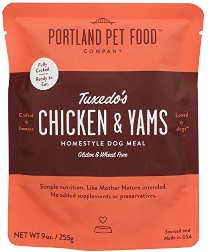 Portland Pet Food Company Tuxedo's Chicken & Yams Dog Meal, 9 OZ