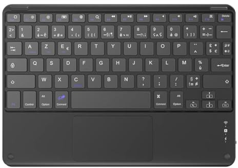 Blackview Kabellose Tastatur (AZERTY, Bluetooth, kompatibel mit Windows, iOS und Android) schwarz