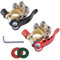 2Pcs Quick Release 4Way Car Battery Connectors, 12V Leisure Battery Terminals for Cars, Trucks, Ships