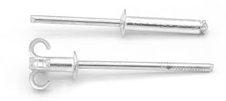 NOLDAR | Remaches de aluminio tipo FLOR. 4,8 x 16 mm. Color plateado. (100 unidades)