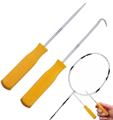 Tewzafiya Badminton Stringing Hook, Tennis Racket String Instrument | Cone Racket String Tools, Professional Hand Tools Racket Puller, Direct String Assistance,