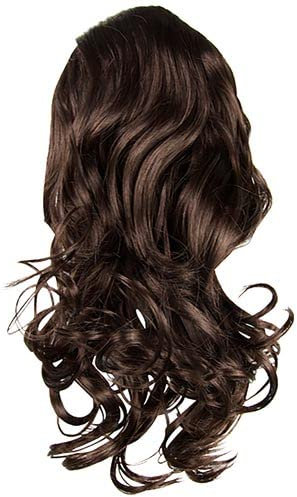 I&K® 18” 0262 Shoulder Length Hair Piece Layered Ponytail Extension Palm Clip (Mid Brown R6)