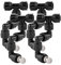 ACBungji 4 Stücke Reptilien Düse Fogger 360 Grad einstellbar Sprinkler Spray Kühlung System Misting Düsen Reptil für Regenwald Rainforest Tank Haustier, Single Head