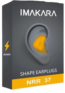 Orthopulse Lärmdämpfende geräuschlose Ohrstöpsel Verformbare Ohrstöpsel für erholsamen Schlaf und Entspannung – Lärmschutz für eine ruhige Umgebung